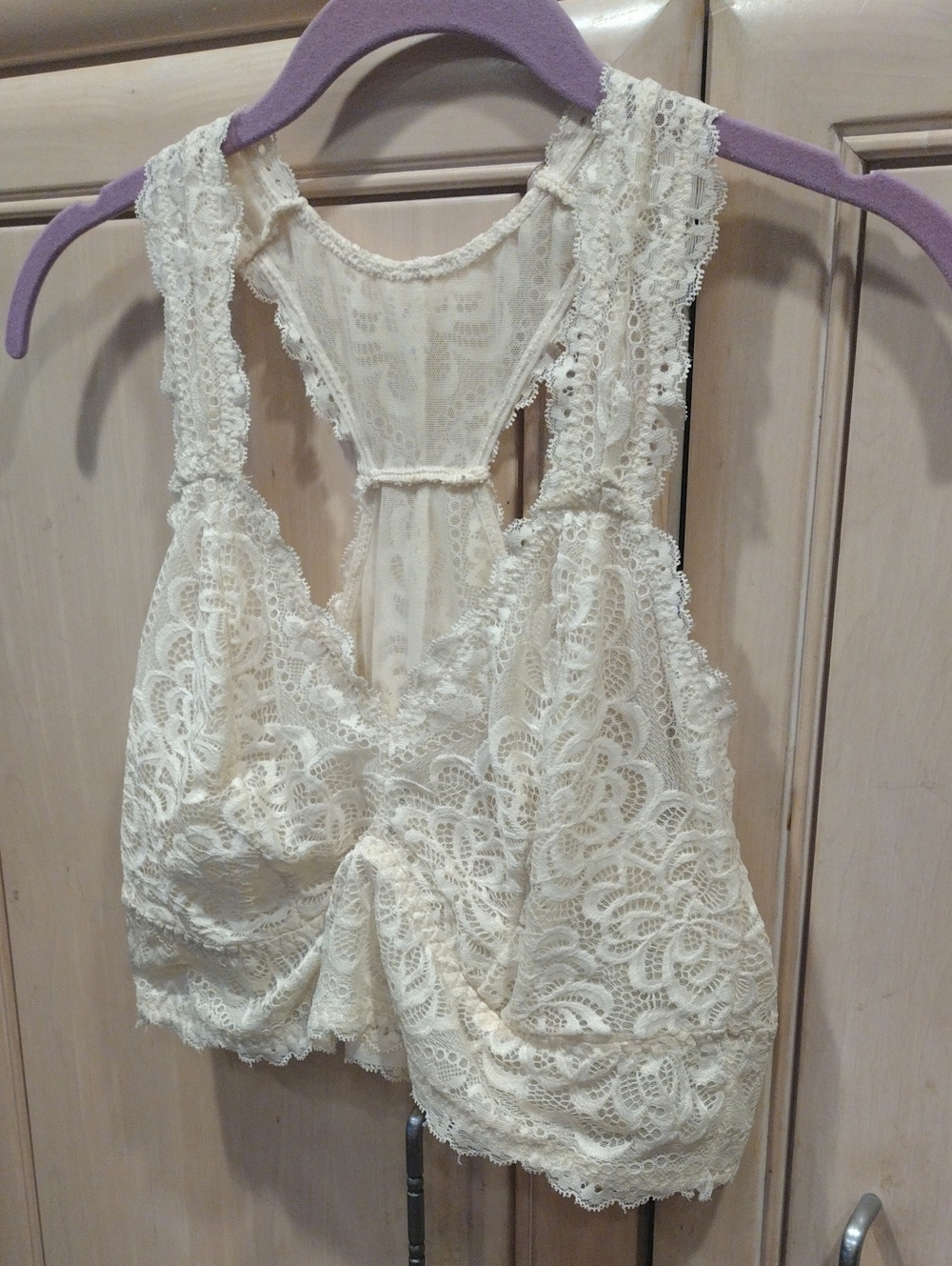Torrid Ivory Lace Bralette - Picture 3 of 5